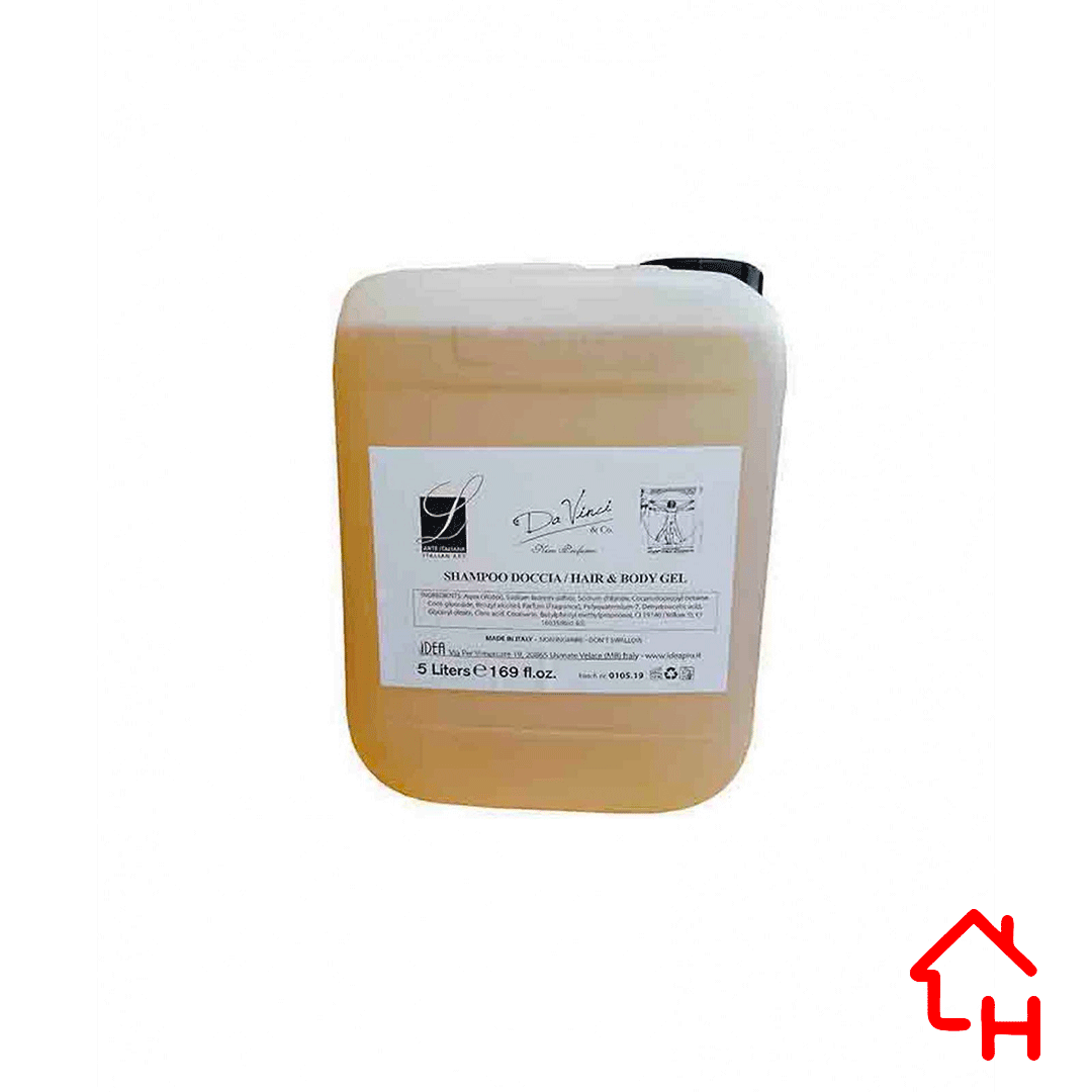 Shampoo Doccia in tanica da 5 lt 1 pezzo - Linea Da Vinci