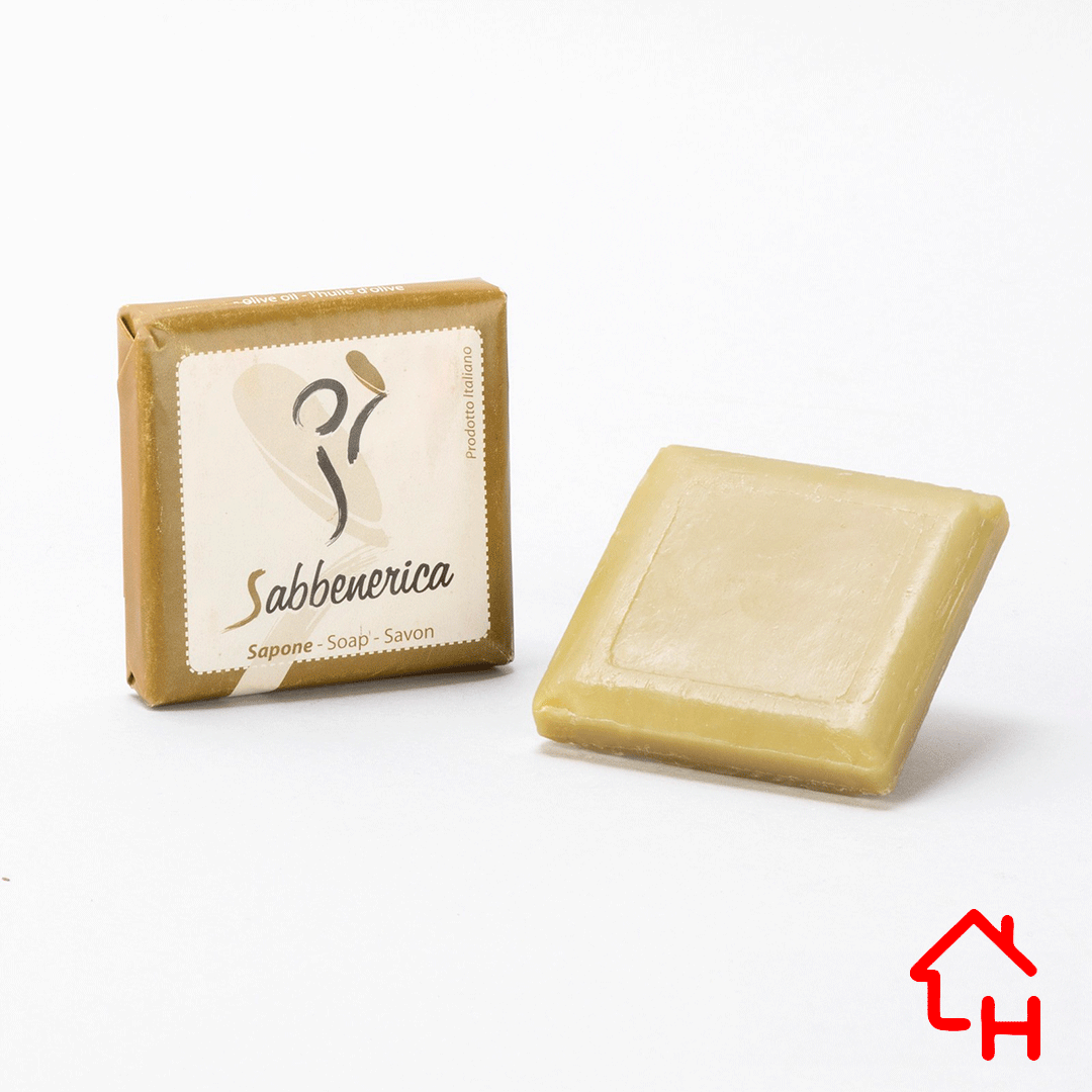 Sapone all’Olio d’Oliva incartato 20 gr 400 pezzi - Linea Sabbenerica