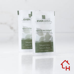 Intimate Detergent "Evergreen" – 10 ml – Sachet 6x10 cm – Pack of 500 pieces