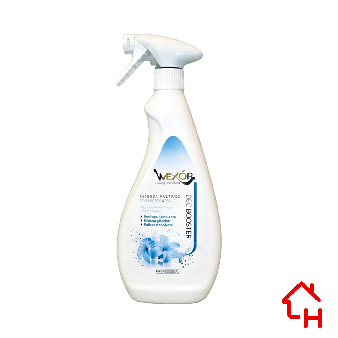 Wexor DeoBooster - Profumatore Ambiente Iperconcentrato 750 ml - Fiori d’Acqua