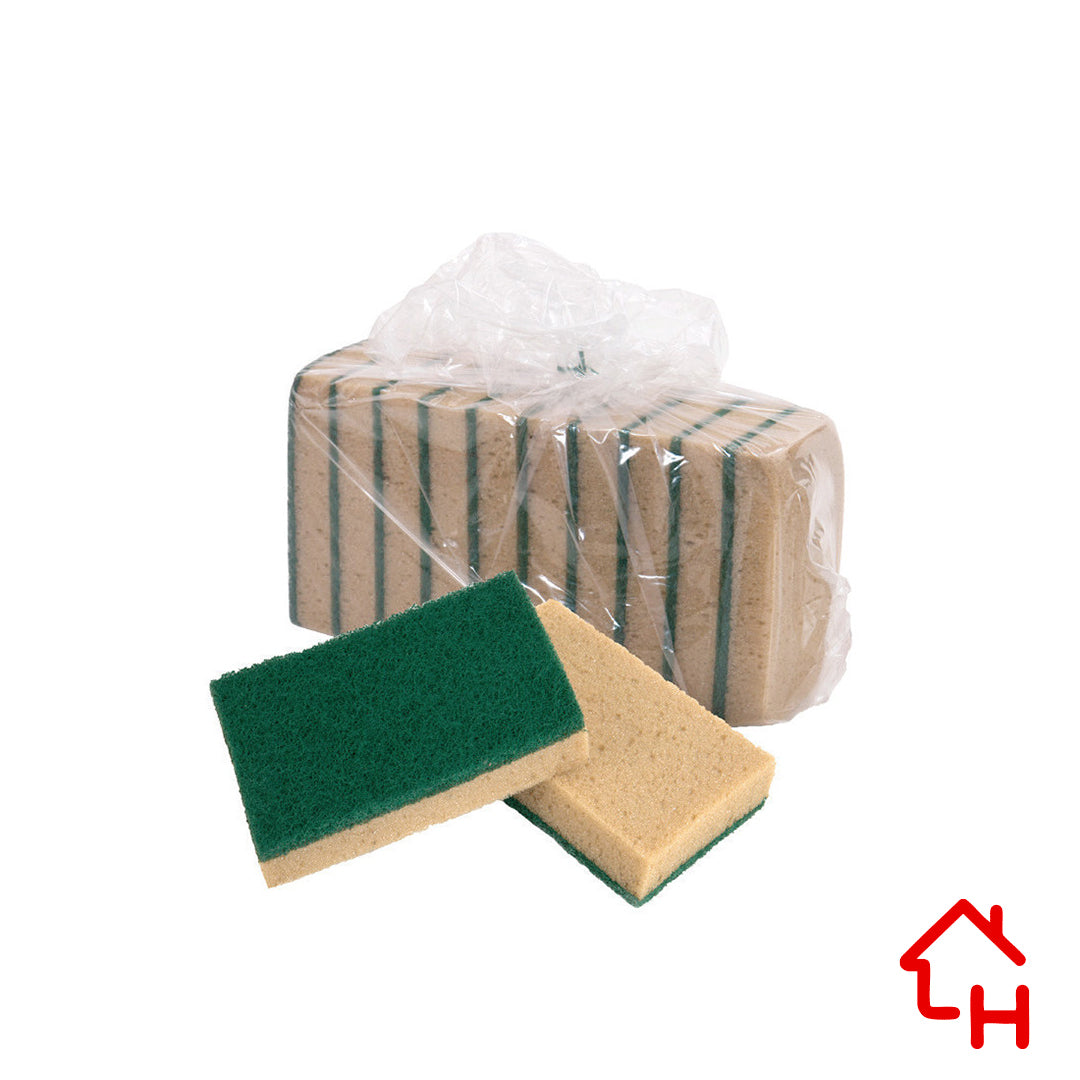 Spugna Accoppiato 35/S - Panni Spugna Professionali | Confezione da 10