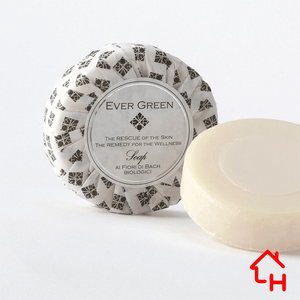 Sapone plissettato rotondo 40 gr. 240 pezzi - Linea Evergreen Vip