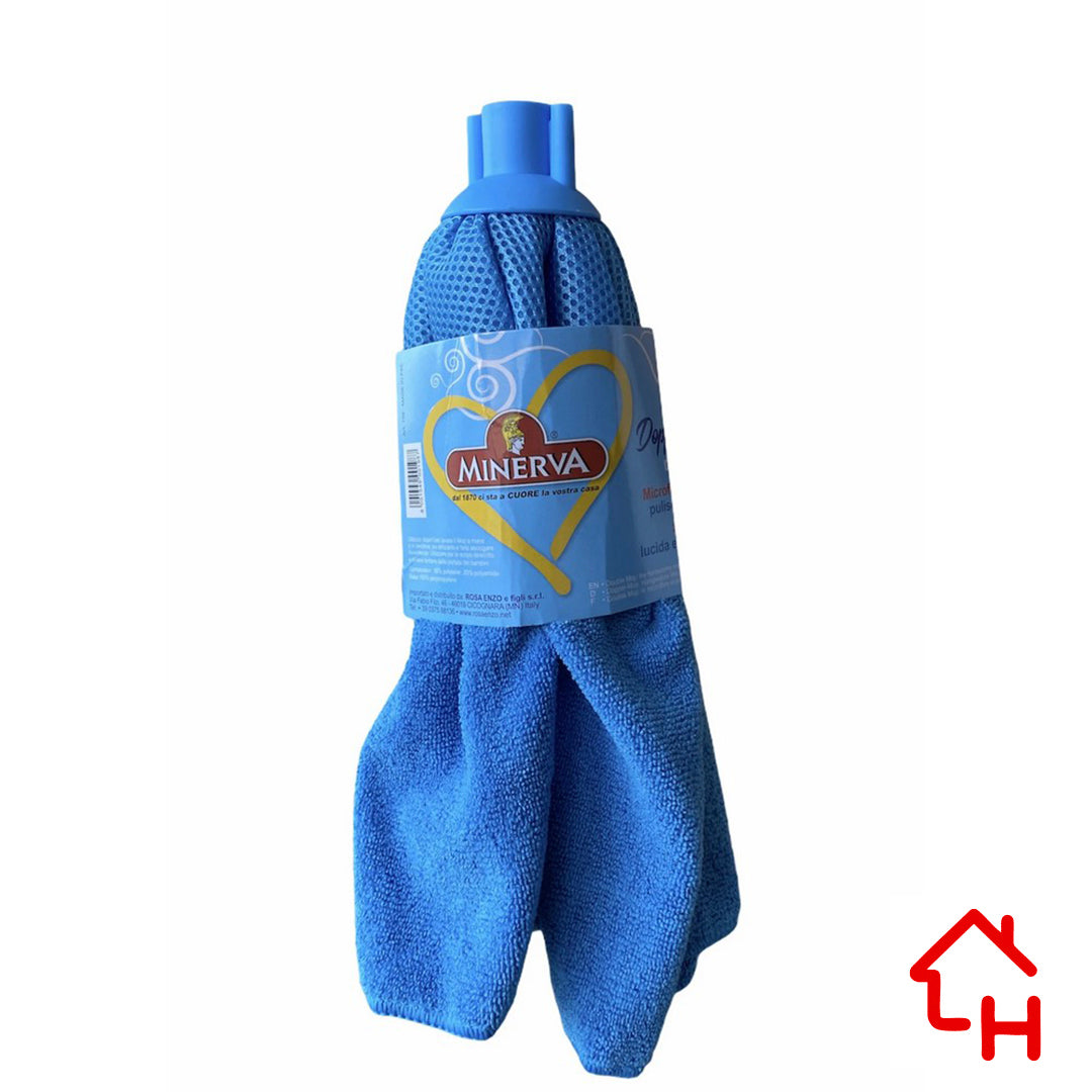 Mop con Panno Unico in Microfibra – Accessorio Pulizia Pavimenti