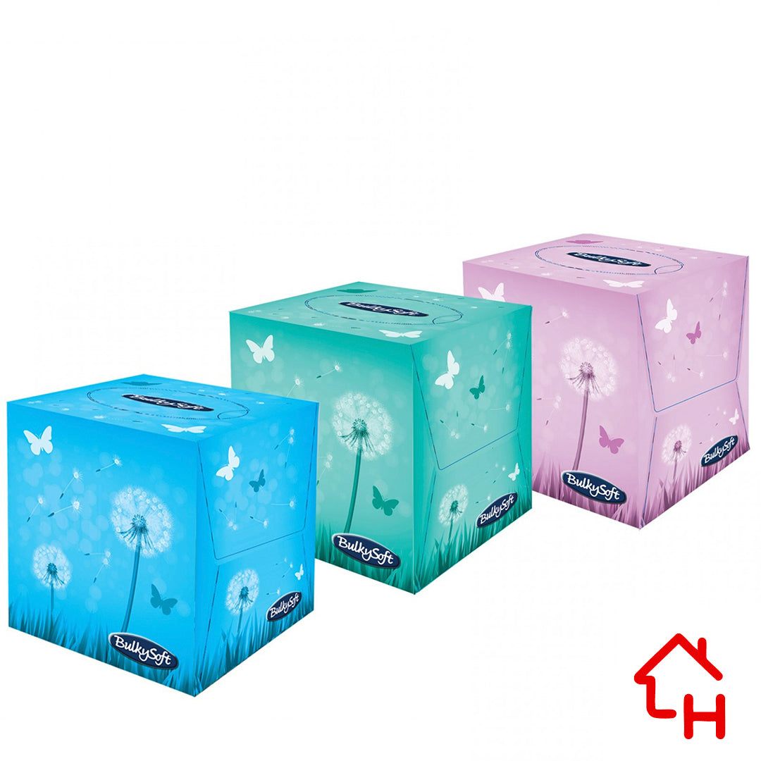 Veline Facciali BulkySoft in Cubo – 3 Veli - 60F x 24 PZ